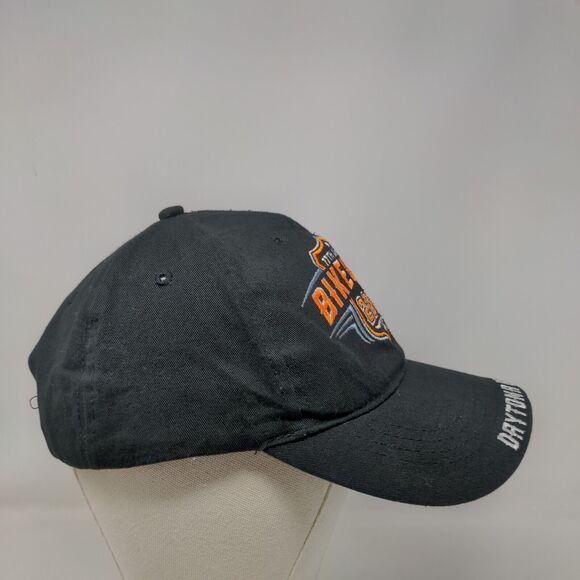77th Annual Bike Week 2018 Strapback Hat Black OSFM Embroidered Capsmith - Picture 4 of 7